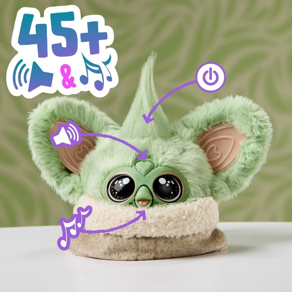 Hasbro Furby Furblets Star Wars Grogu Electronic Plush Toy 45+ Sounds G3598